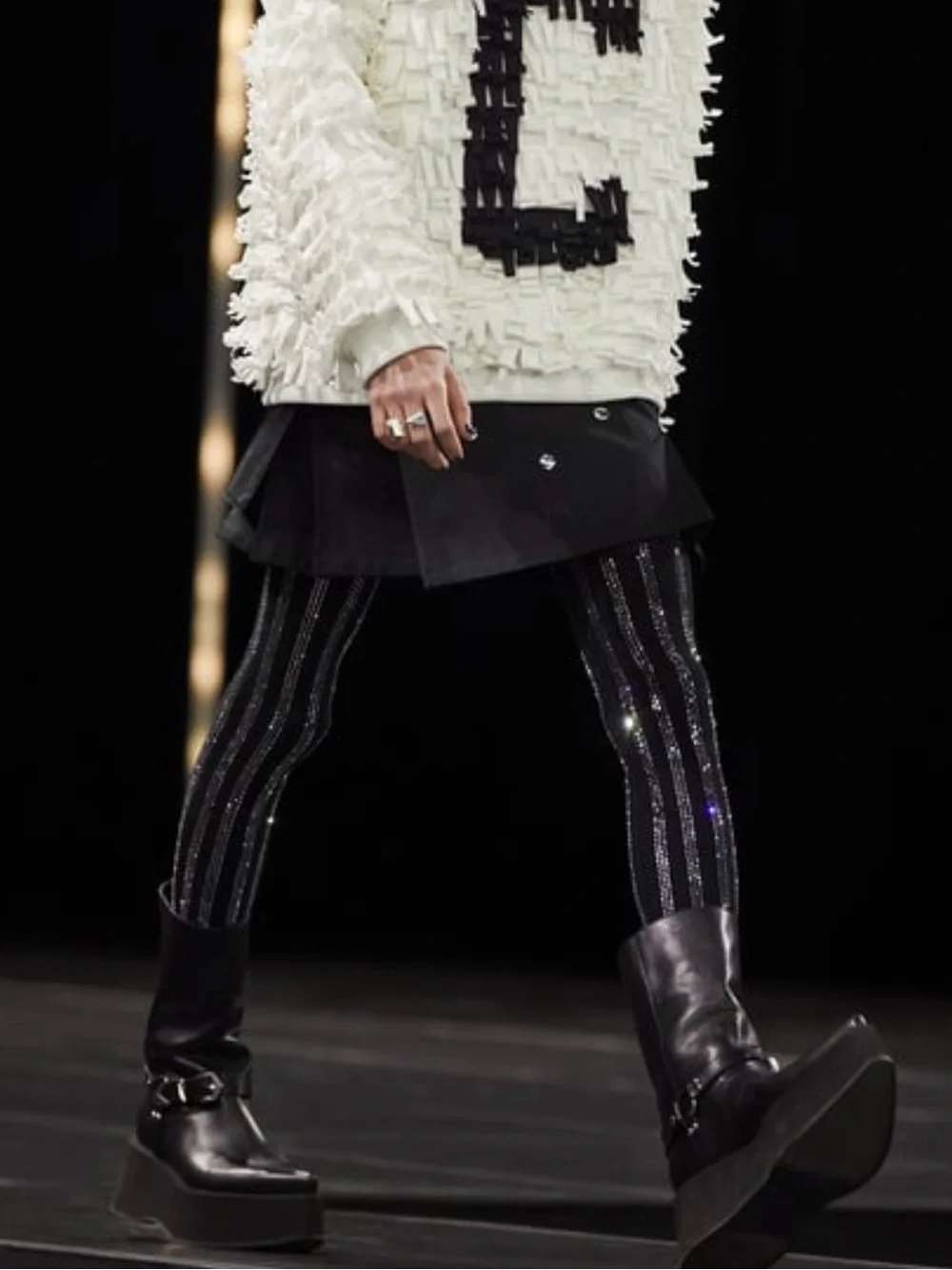 celine fw22 boydoll runway jed harness platform boots size 41